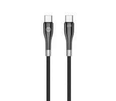 Forever Sleek Kabel USB-C (M) - USB-C (M) (60W) 1m černá 