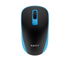 Havit MS626GT modro-černá / Bezdrátová optická myš / 1200 DPI / 3 tlačítka / 2.4GHz 