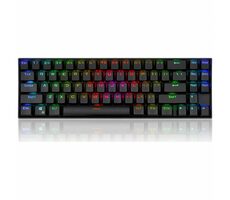 Redragon K599-KNS Deimos černá / Bezdrátová herní klávesnice / mechanická / RGB / USB / RF / US layout 