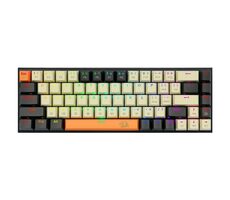 Redragon K633 CGO RGB Ryze hnědá / Herní klávesnice / mechanická / RGB / USB / US layout