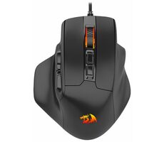 Redragon M806 Bullseye RGB černá / Herní myš / optická / 12400 DPI / 7 tlačítek / RGB / USB