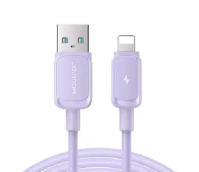 Joyroom S-AL012A14 Nabíjecí kabel USB-A (M) - Lightning (M) 2.4A 1.2m fialová