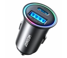 Joyroom JR-CCN04 černá / Nabíječka do auta / 60W / 1x USB-A / 1x USB-C