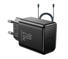 Joyroom JR-TCF06 černá / Nabíjecí adaptér / 20W / kabel / 1x USB-C