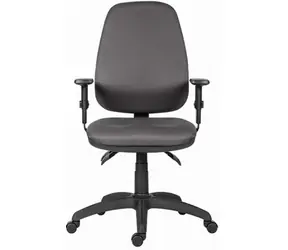 Powerton Anna šedá / Kancelářské ergonomické křeslo / nosnost 120 kg