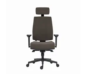 Powerton Jana šedá / Kancelářské ergonomické křeslo / nosnost 130 kg 