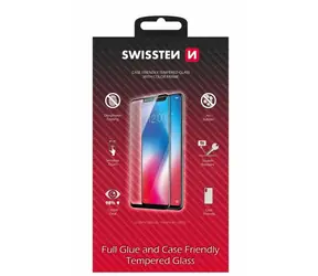 SWISSTEN FULL GLUE COLOR FRAME CASE FRIENDLY sklo pro SAMSUNG S911 GALAXY S24 5G černá