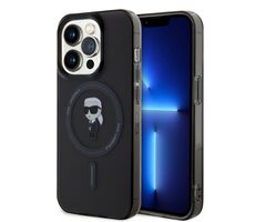 Karl Lagerfeld IML Ikonik MagSafe Zadní Kryt pro Apple iPhone 15 Pro černá