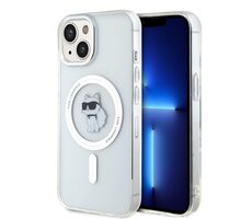 Karl Lagerfeld IML Choupette MagSafe Zadní Kryt pro Apple iPhone 15 čirá