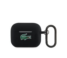 Lacoste Liquid Silicone Croc Logo Pouzdro pro AirPods Pro 2 černá