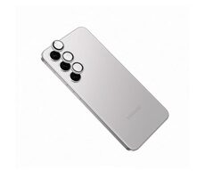 FIXED Ochranná skla čoček fotoaparátů Camera Glass pro Samsung Galaxy S24+ stříbrná