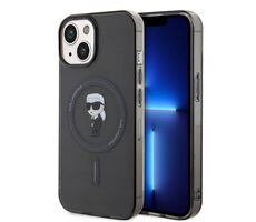 Karl Lagerfeld IML Ikonik MagSafe Zadní Kryt pro Apple iPhone 15 černá