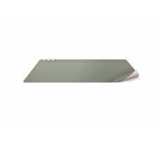 Uniq Hagen Inteligentní oboustranná podložka na stůl s magnetickými držáky na kabely zeleno-růžová / 682x350x1 mm
