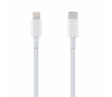 Obal:Me Fast Charge USB-C/Lightning Kabel 1m bílá