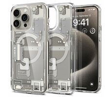 Spigen Ultra Hybrid MagSafe ochranný kryt pro Apple iPhone 15 Pro Max zero one natural titanium