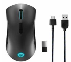 Lenovo Legion M600 černá / Bezdrátová herní myš / 16 000 DPI / Bluetooth 5.0 / USB přijímač / USB 2.0 / RGB