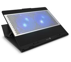 CONNECT IT CCP-7100 FrostBlast černá / chladicí podložka pod notebook / do 15.6" / 1100 RPM / modré podsvícení / USB-A