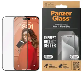 PanzerGlass UWF Ochranné sklo pro Apple iPhone 15 Pro
