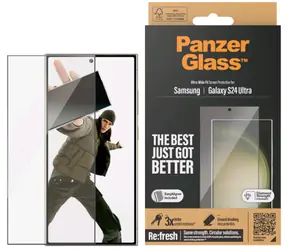 PanzerGlass UWF Ochranné sklo pro Samsung Galaxy S24 Ultra / Instalační set 
