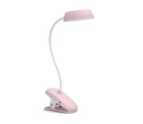 Philips Donutclip 3W růžová / LED Lampička s klipem / 175LM / 4000K / IP20 / stmívatelná 