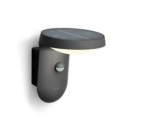 Philips Tyla IR 1.2W šedá / LED venkovní nástěnné svítidlo / 255LM / 3000K / IP44 / senzor pohybu