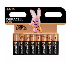DURACELL - Alkaline Plus Extra Life MN1500/LR06 16 ks