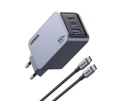 UGREEN Nexode 3-port GaN Rychlonabíječka 100 W / 2x USB-C / USB
