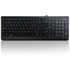 Lenovo 300 černá / Drátová klávesnice / CZ layout / 1x USB-A
