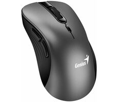 GENIUS Ergo 8100S šedá / Bezdrátová myš / 1600 DPI / 2.4 GHz USB-A dongle / 1x AA