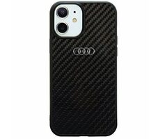 Audi Carbon Fiber Zadní Kryt pro Apple iPhone 11/XR černá 