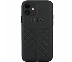 Audi Carbon Fiber Zadní Kryt pro Apple iPhone 12/12 Pro černá 
