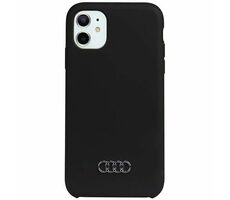 Audi Silicone Zadní Kryt pro Apple iPhone 12/12 Pro černá