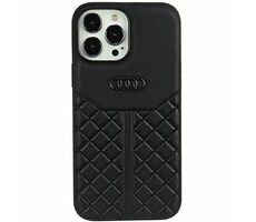 Audi Genuine Leather Zadní Kryt pro Apple iPhone 13 Pro Max černá