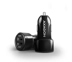 AXAGON PWC-5V5 černá / Nabíječka do auta / 2x USB-A / 24W