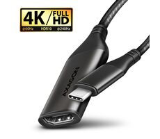 AXAGON RVC-HI2M, USB-C -> HDMI 2.0a redukce / adapter, 4K/60Hz HDR10