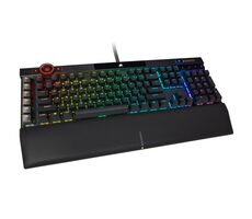 Corsair K100 RGB černá / Herní klávesnice / drátová / opticko-mechanická / Corsair OPX / RGB / USB / DE Layout