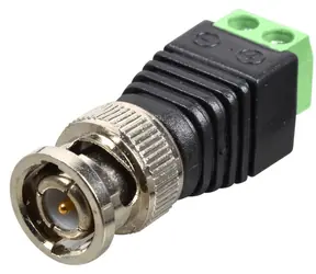 DeLock Adaptér BNC (M) - Terminal Block 2pin černá