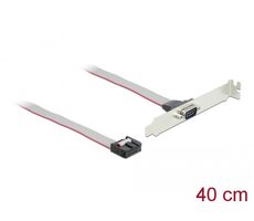 DeLock Výstupní zadní slot 1x COM D-Sub 9pin 40cm šedá