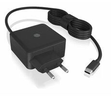 Icy Box IB-PS111-PD černá / Nabíječka / 65W / USB-C / 1.5m kabel