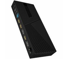 Icy Box IB-DK2246AC černá / Dokovací stanice / USB-A / USB-C / HDMI / DP / GLAN / AUX