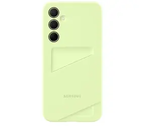 Samsung Zadní kryt s kapsou na kartu pro Samsung Galaxy A35 zelená