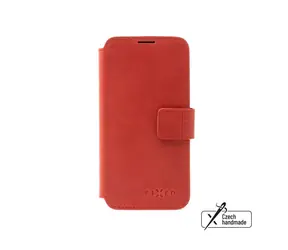 FIXED ProFit Kožené pouzdro typu kniha pro Samsung Galaxy A35 5G červená