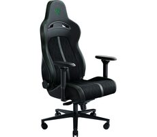 Razer Enki Pro černá / herní židle / syntetciká kůže / nastavitelná výška a úhel / 4D područky / nosnost 136kg