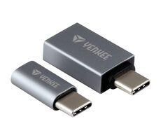 YENKEE YTC 021 Sada redukcí USB-C (M) - USB-A 3.0 (F) + USB-C (M) - Micro-USB (F) 