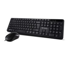 YENKEE YKM 1007CS Combo černá / Sada klávesnice + myš / USB / CZ Layout
