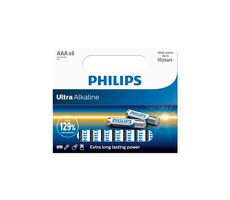 Philips baterie LR03E8B/10 Ultra Alkalická AAA - 8ks