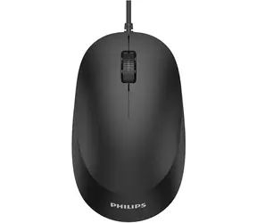 Philips SPK7207 černá / Drátová myš / optická / 1600 DPI / 3 tlačítka / USB 