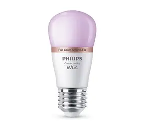Philips Smart P45 E27 4.9W / chytrá LED žárovka / RGBW / 470 lm / 2200 - 6500 k / stmívatelná