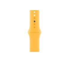 Apple Watch Sport Band 45mm (S/M) paprskově žlutá / Sportovní pásek pro Apple Watch / 140-190mm