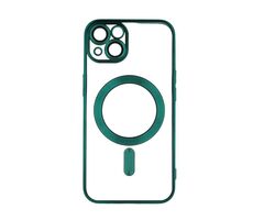 CPA Mag Color Chrome Silikonové TPU pouzdro pro Apple iPhone 15 zelená